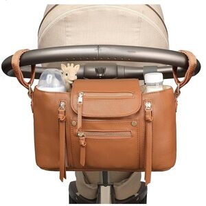 Miss Fong Stroller Organizer Cup Holder Adjustable Strap to Fit All Strollers